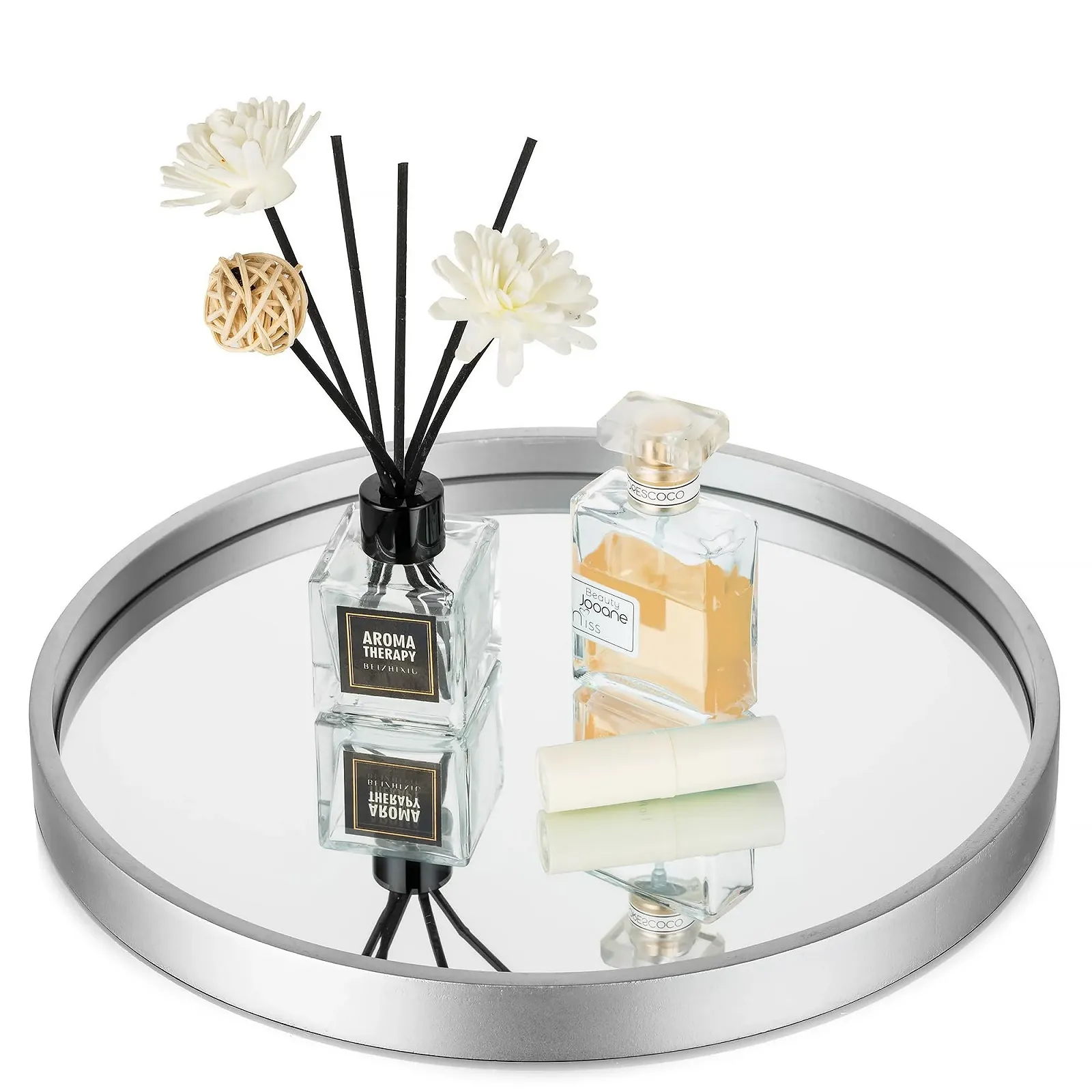 Таця Hanobe Дзеркальна Для Ванної Кімнати Органайзер Для Парфумів Ювелірних Виробів, фото №1