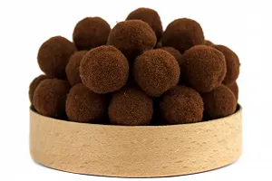 Помпоны для рукоделия Лентомания 20мм бархатные Coffee 10шт (POM20-17) - Фото 1