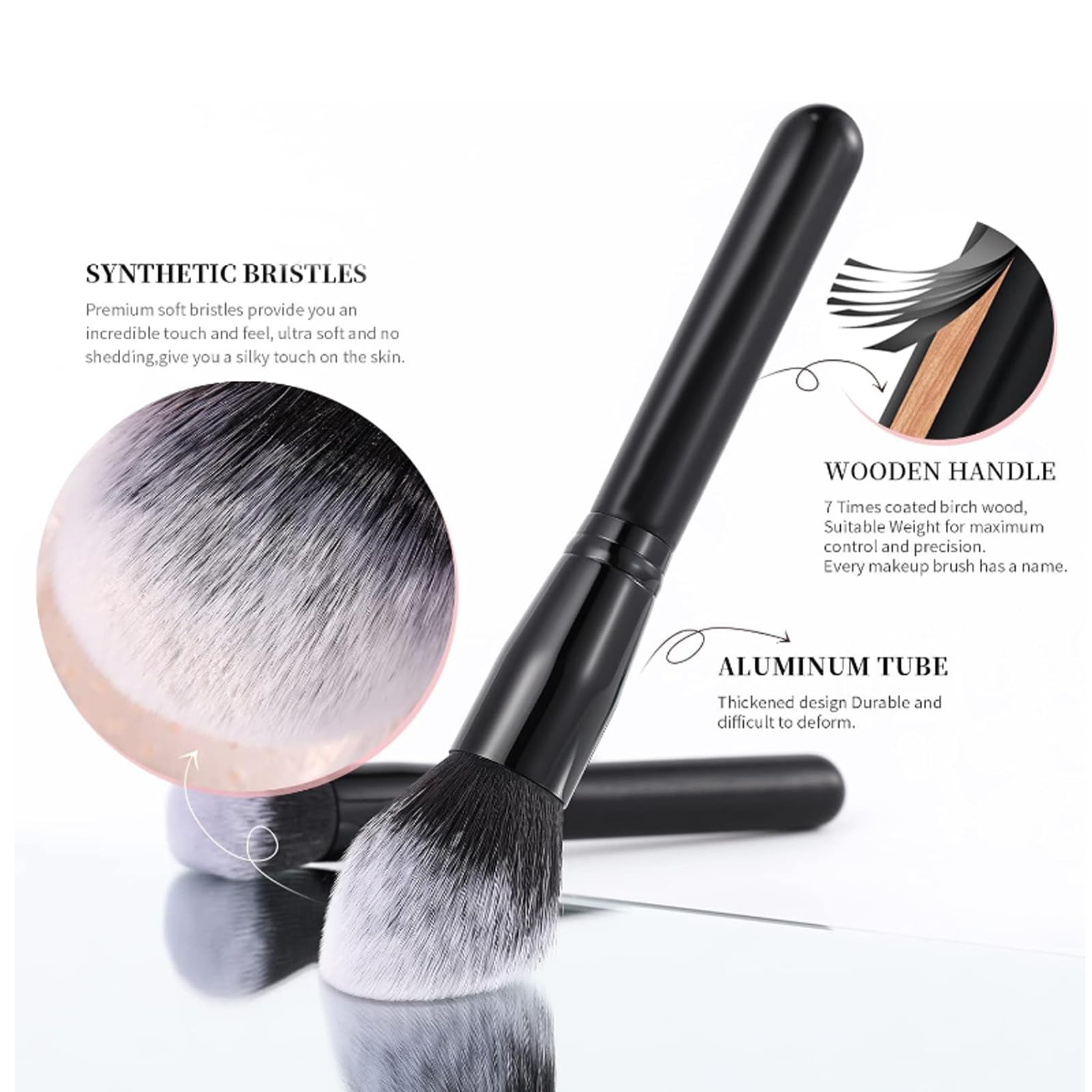 Набор кистей для макияжа Professional 15 шт., фото №5 Набор кистей для макияжа Professional 15 шт., фото №5