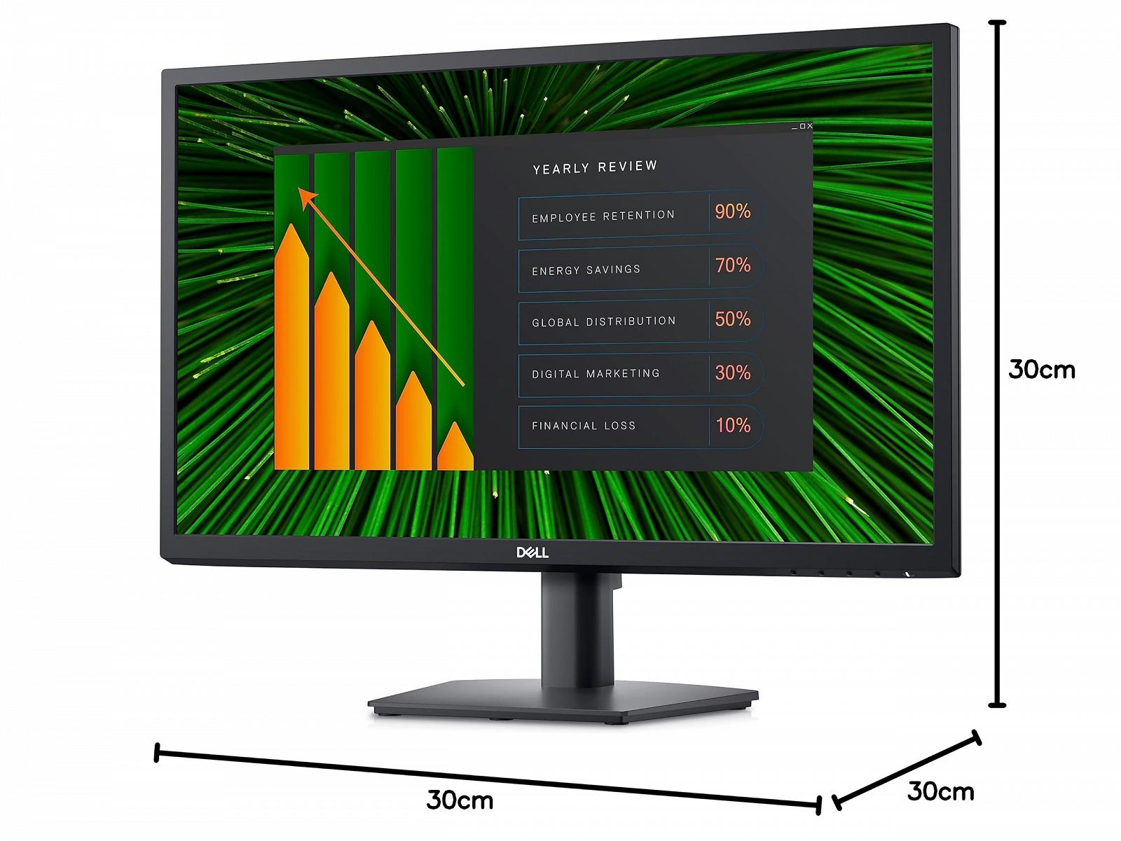 Монітор Dell E2423HN 24 дюйми Full HD (1920 x 1080), 60Hz, VA, 5ms, HDMI, VGA, чорний, фото №6