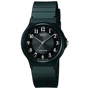 Купить Часы Аналоговые Casio MQ 24 1B3LLEF Мужские Кварцевые с полимером, черный, Стандартный, Ремешок - Фото 1 Часы Аналоговые Casio MQ 24 1B3LLEF Мужские Кварцевые с полимером, черный, Стандартный, Ремешок - Фото 1