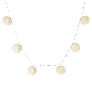 Светодиодная гирлянда-фонарь Lights4fun Bubble, 10 LED, теплый белый synthetic.ua - Фото 1