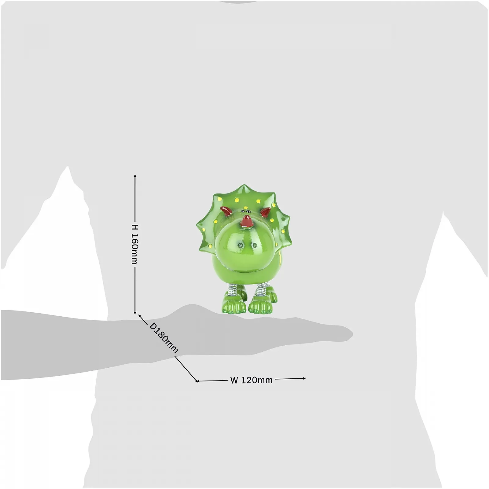 Скарбничка Mousehouse Triceratops Керамічна, фото №2