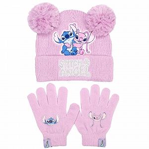 Зимова шапка та рукавички Disney Lilo & Stitch для дівчат Тепла - Фото 1