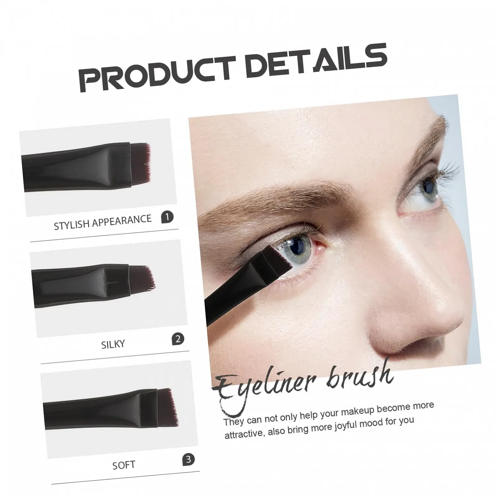 Кисти для подводки глаз FRCOLOR, фото №3