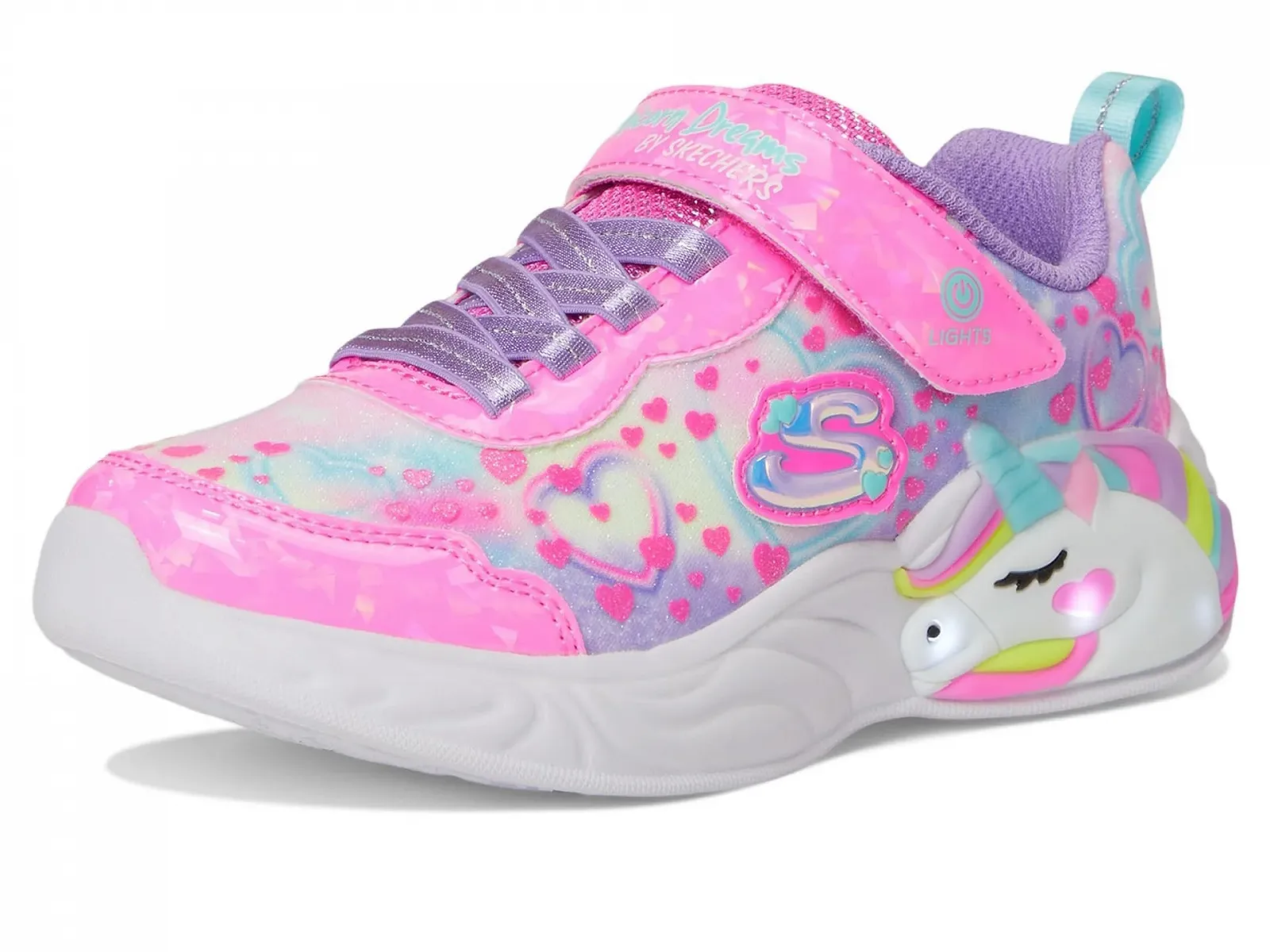 Кроссовки Skechers Unicorn Dreams Heart Sparkles для девочек, фото №7 Кроссовки Skechers Unicorn Dreams Heart Sparkles для девочек, фото №7