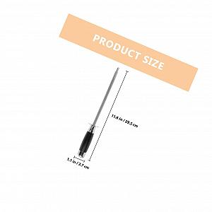 Мусат Kitchen Knife Sharpener нержавеющая сталь эргономичная ручка большая поверхность synthetic.ua - Фото 1