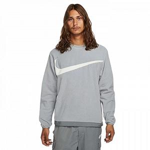 Джемпер Nike Club+ мужской флис утепленный серый M - Фото 1