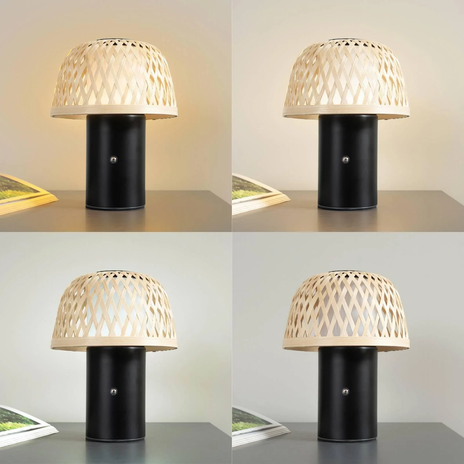 Настільна лампа Lindby Nifelia LED регульована сучасна 1 лампочка, фото №4