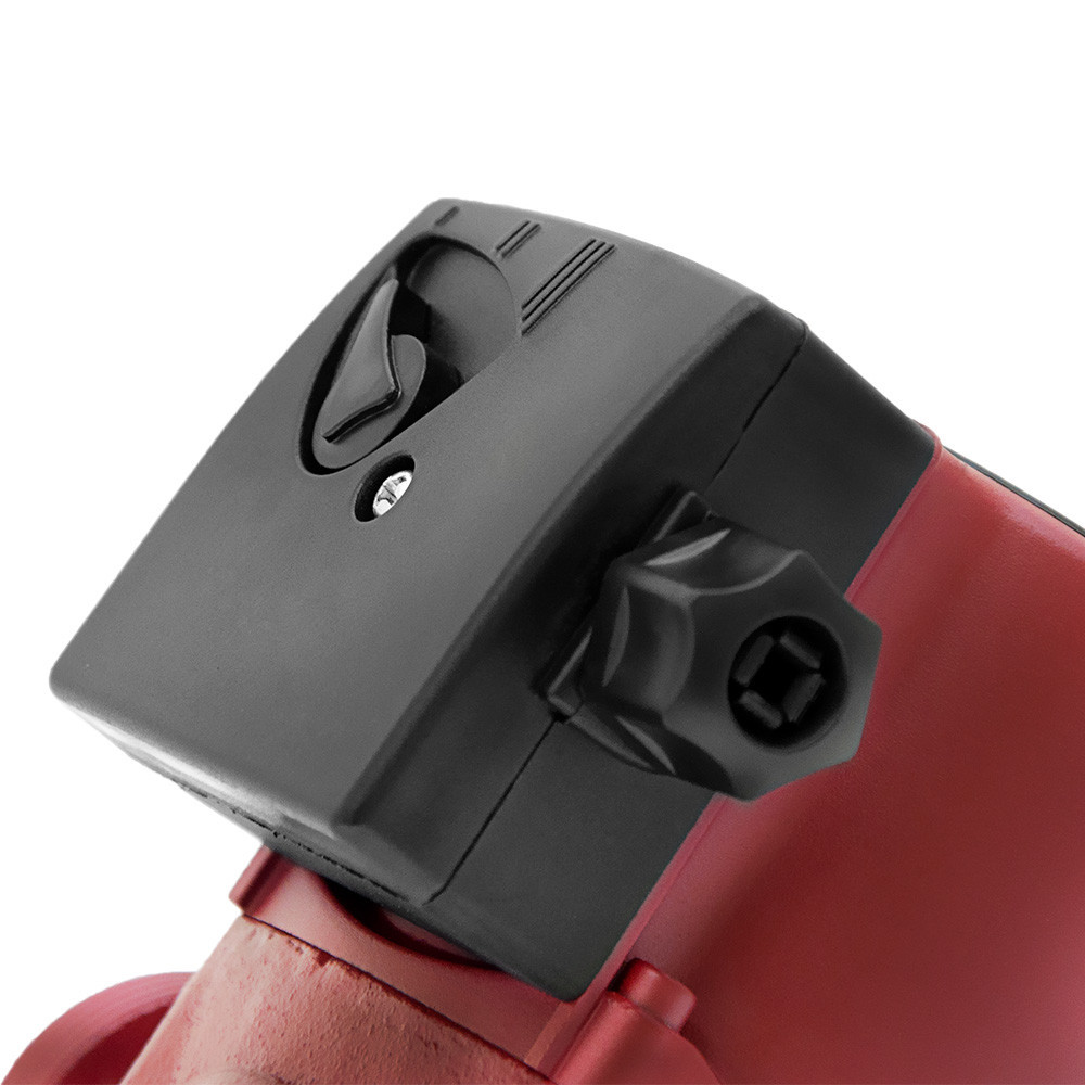 Насос циркуляційний 75Вт Hmax 4м Qmax 40л/мин Ø11⁄2 180мм бордо + гайкі Ø1 Wetron (774212), фото №4