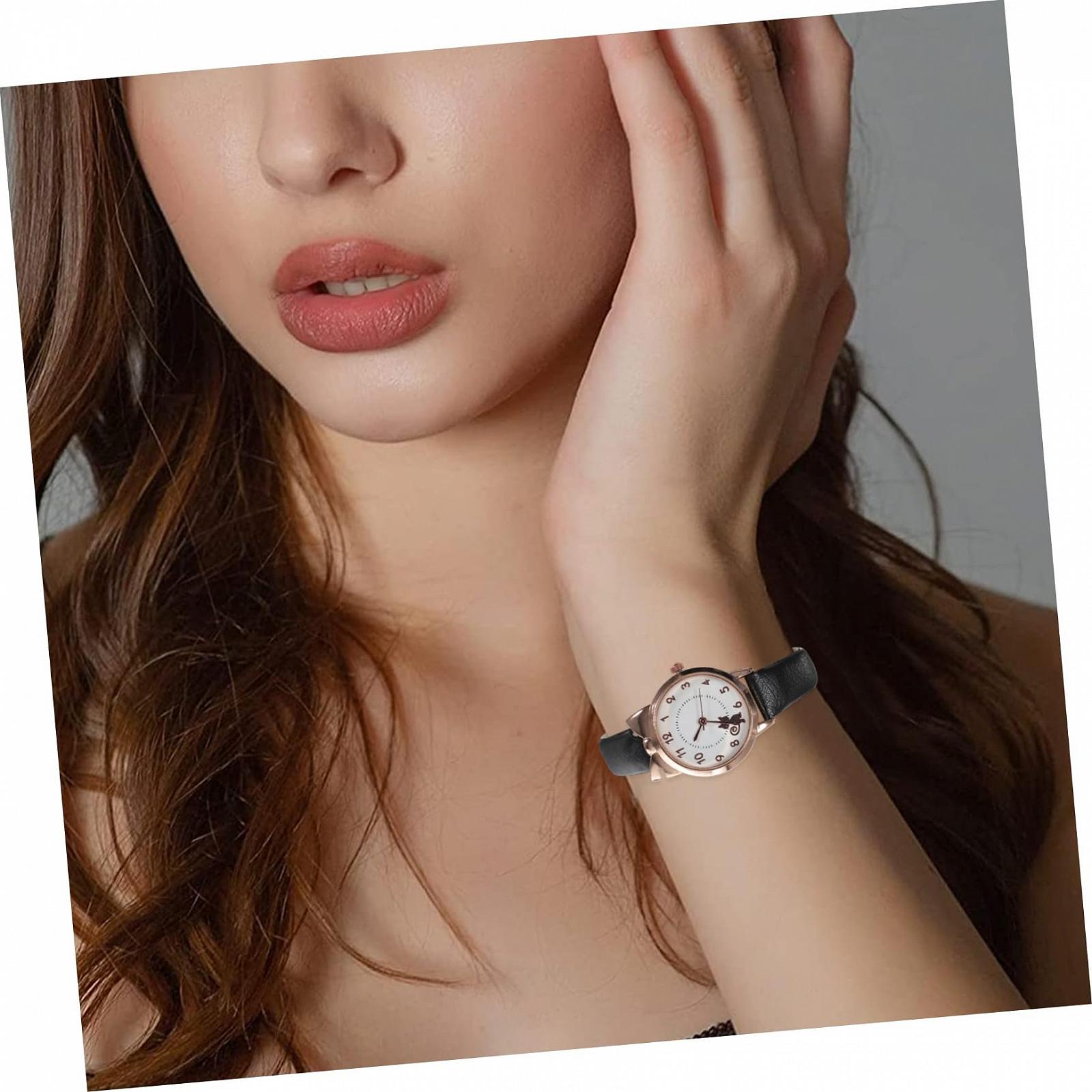 Жіночий цифровий годинник Healvian з котячим дизайном, фото №6