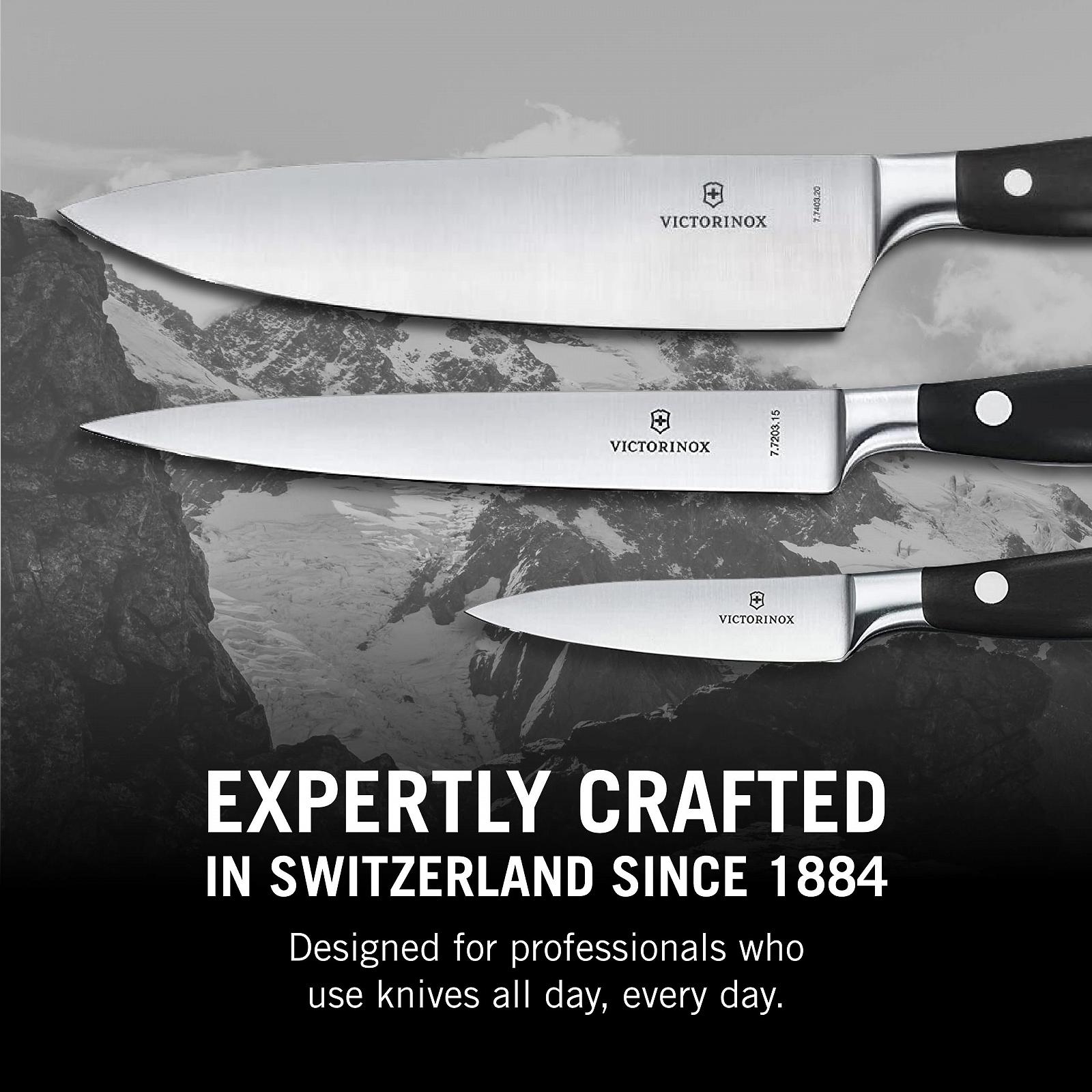 Набор ножей Victorinox Grand Maître, 3 предмета, черный, фото №9