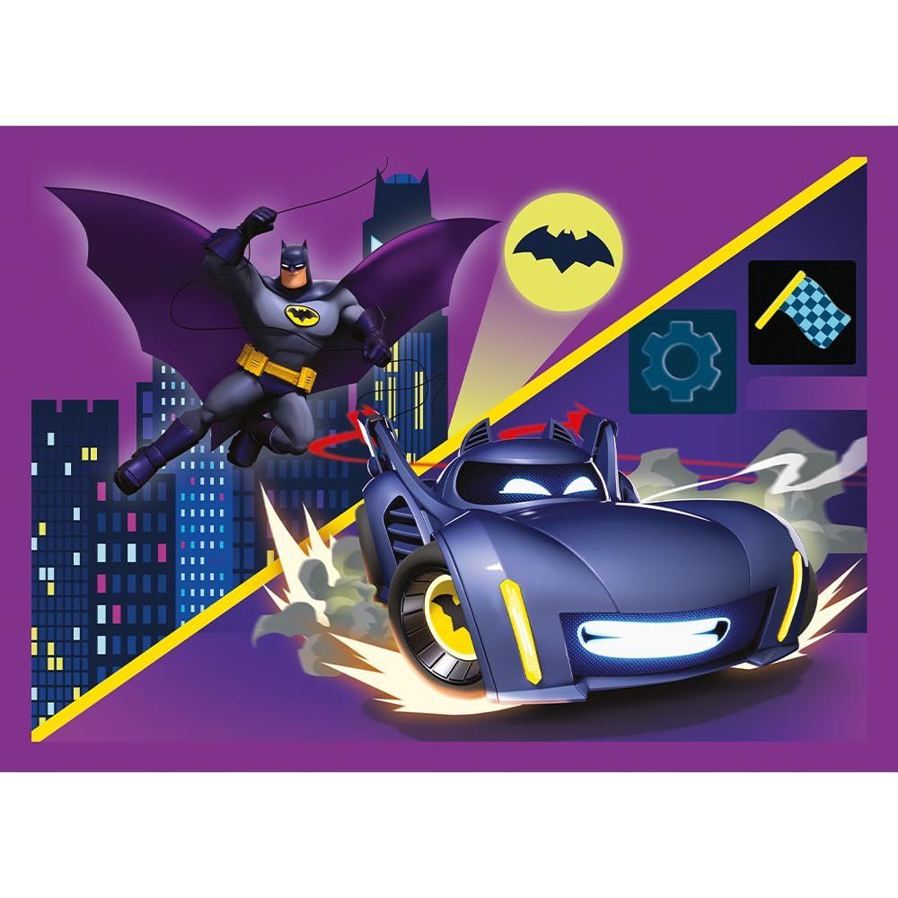 Пазли 4-в-1 Trefl Batwheels Get to know Batwheels 12-24 елементи, фото №7
