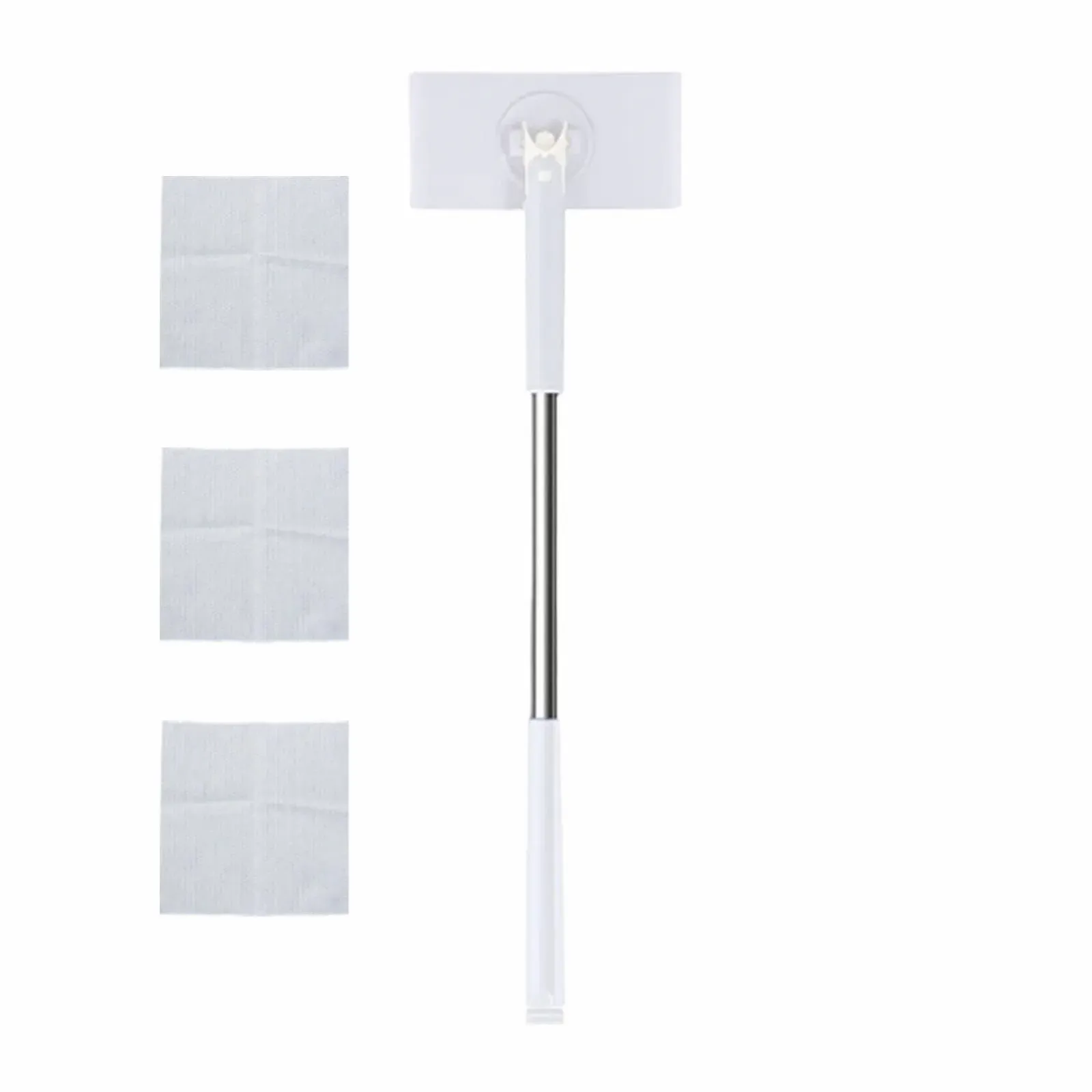 Швабра компактная с автоматической сменой салфетки для твердых полов деревянная, фото №1 Швабра компактная с автоматической сменой салфетки для твердых полов деревянная, фото №1