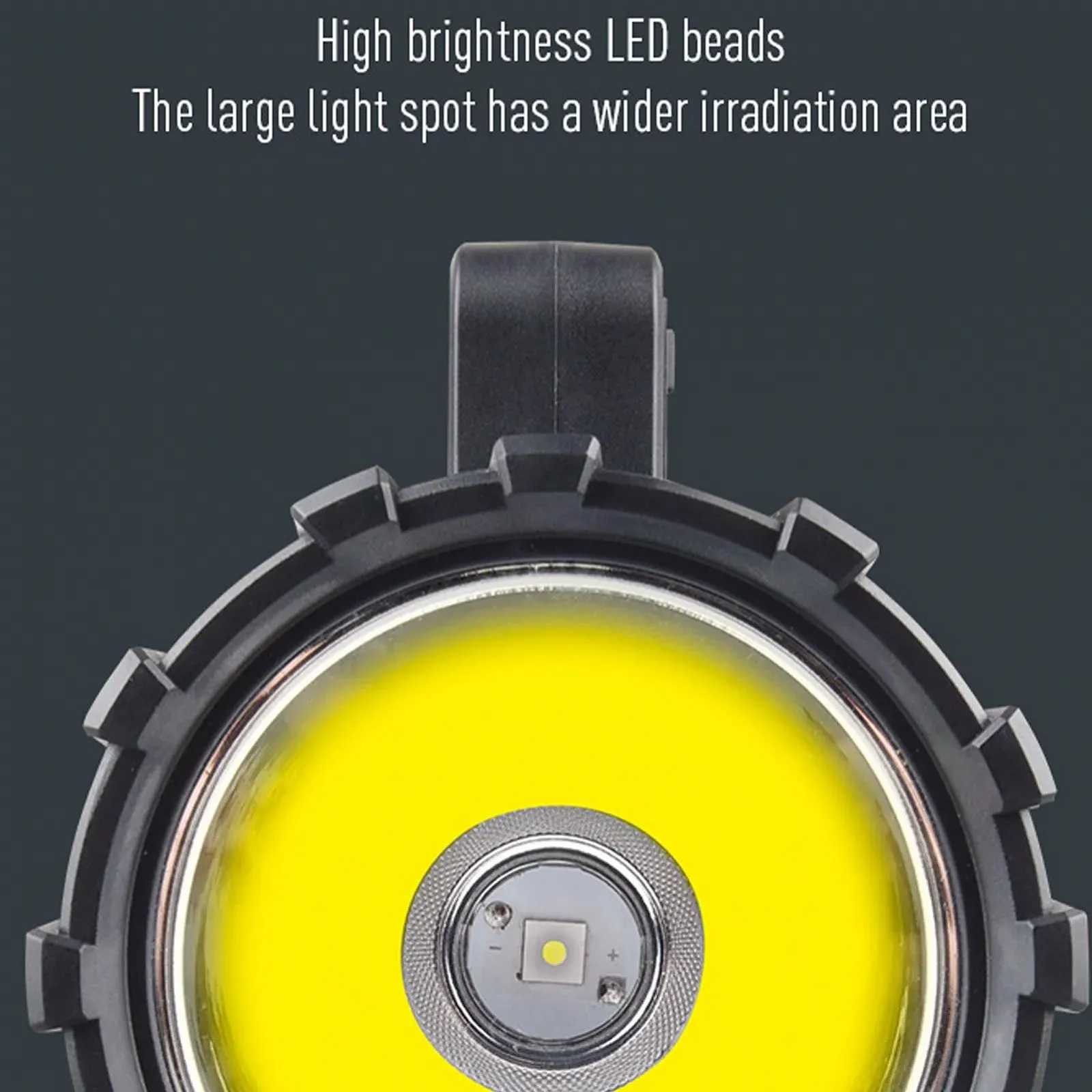 Ліхтарик LED Акумуляторний Перезаряджуваний, висока яскравість, портативний, потужний, надзвичайно яскравий, водонепроникний, фото №5
