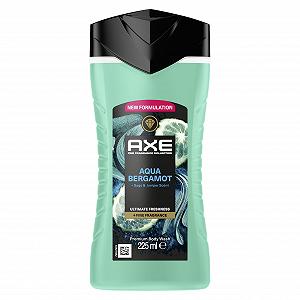 Гель для душа AXE Prestige Collection Aqua Bergamot 12 часов свежести увлажняющий 225 мл - Фото 1