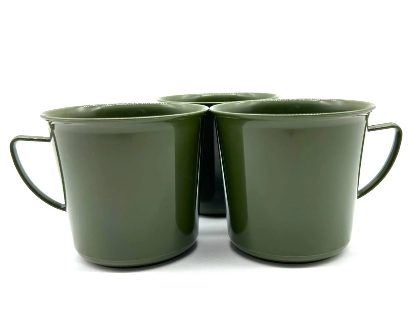 Набор пластиковых стаканов 3 шт. 180 мл Оливковый Детский стакан Пластиковый стакан Многоразовая посуда, фото №1