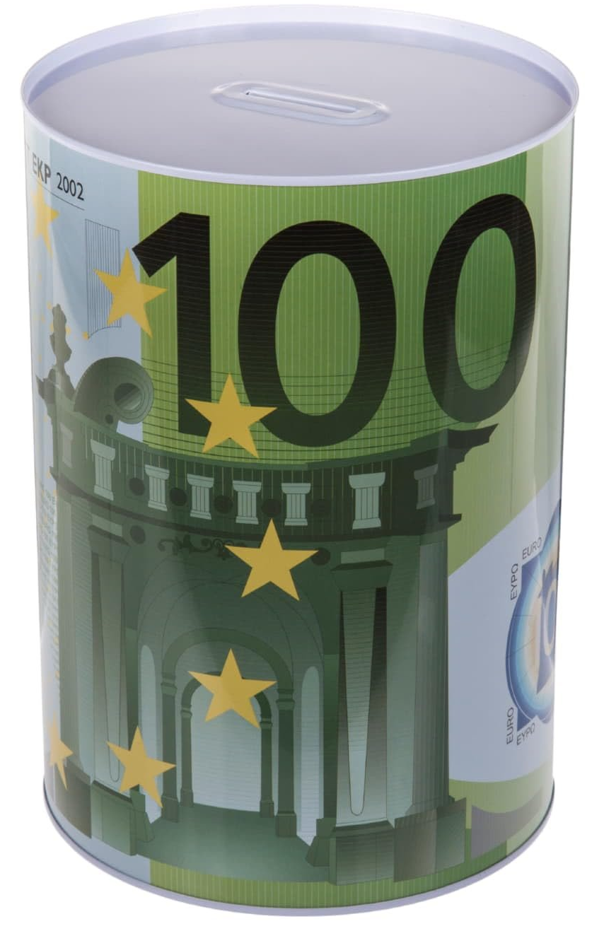 Скарбничка Out of the Blue XXXL 100 Euro Note, фото №1