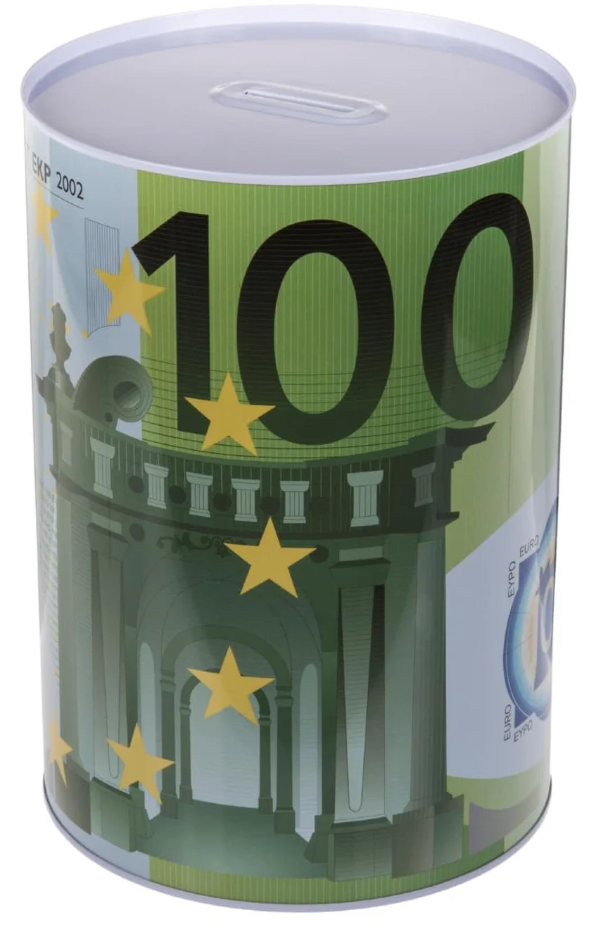 Копилка Out of the Blue XXXL 100 Euro Note, фото №1