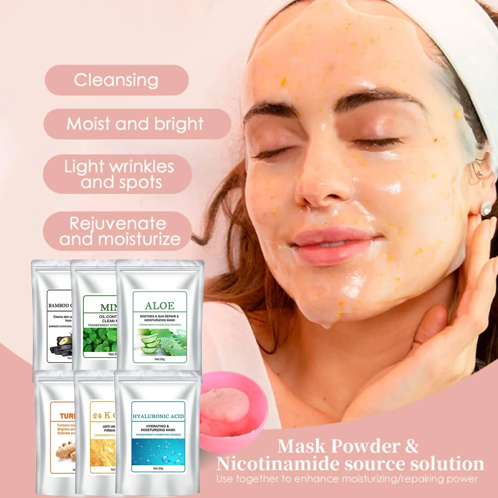 Маска-пудра желеподібна для обличчя, фото №3