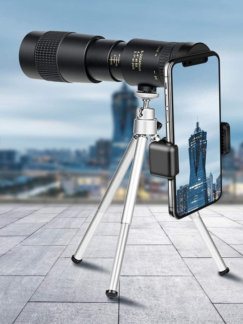 Монокуляр Spacmirrors 8-24x40 Super-Telezoom BAK4 FMC Велике окуляр HD Водонепроникний, фото №2 Монокуляр Spacmirrors 8-24x40 Super-Telezoom BAK4 FMC Велике окуляр HD Водонепроникний, фото №2