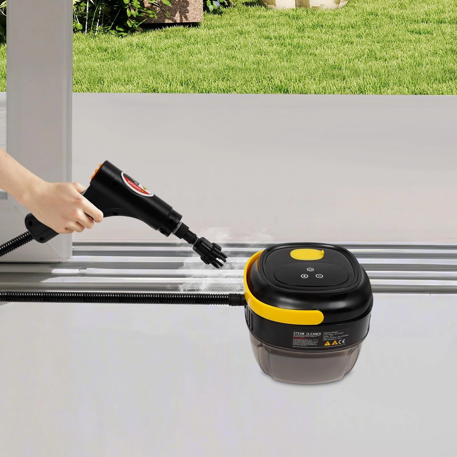 Ручний пароочисник 1500 W 1.7 L 6 рівнів 105 °C, фото №5