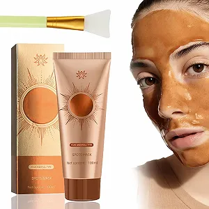 Маска для лица пленочная для уменьшения темных пятен для улучшения шероховатости - Средство для удаления пигментных пятен - Очищение и уменьшение пор - Маска для гладкой кожи и против пигментных пятен - Фото 1