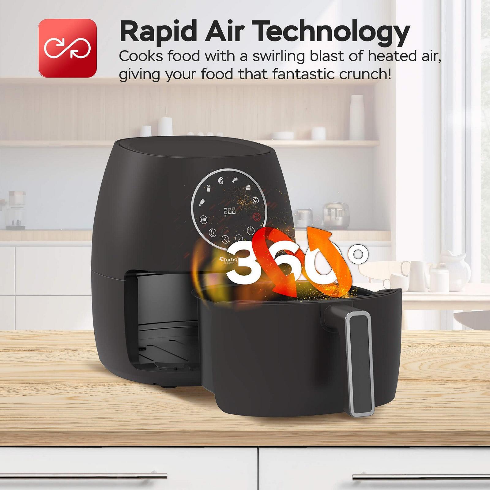 Мультипіч AirChef Pro 3.5 Л 1300 Вт з силіконовою вставкою Білий, фото №7