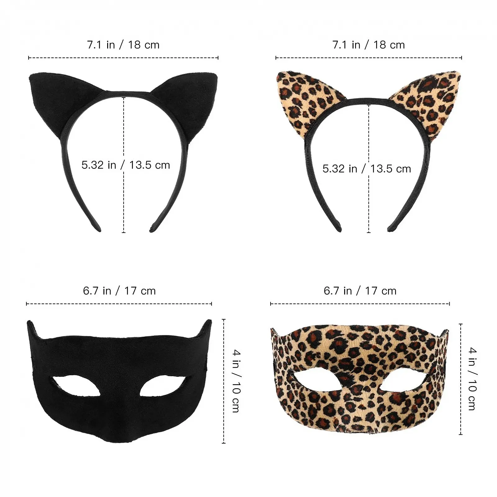 Обруч для голови з котячими вушками, фото №5