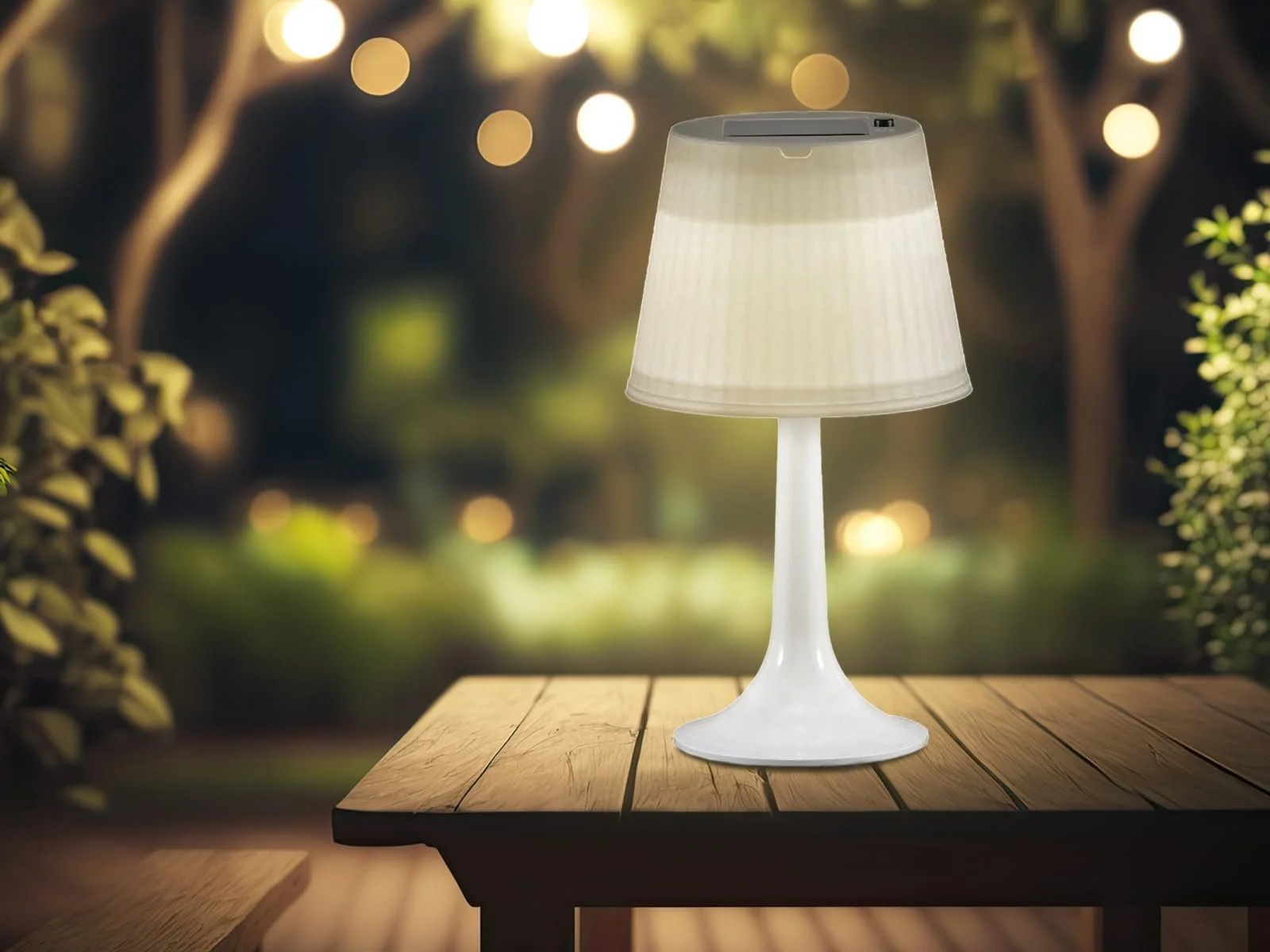 Сонячна світлодіодна настільна лампа, фото №2