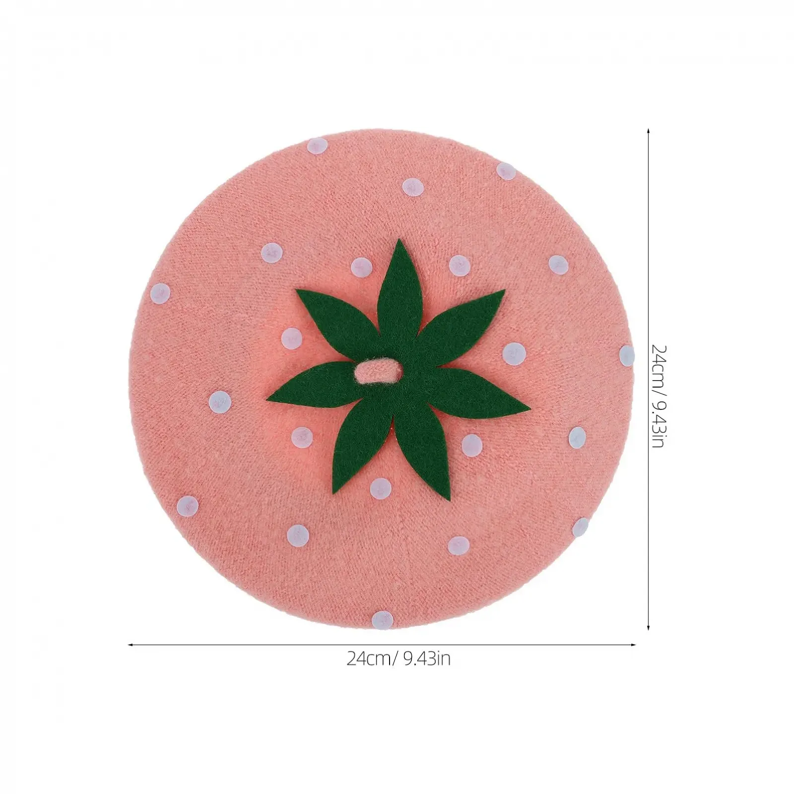 Берет OATIPHO Клубника Шерстяной, фото №1 Берет OATIPHO Клубника Шерстяной, фото №1