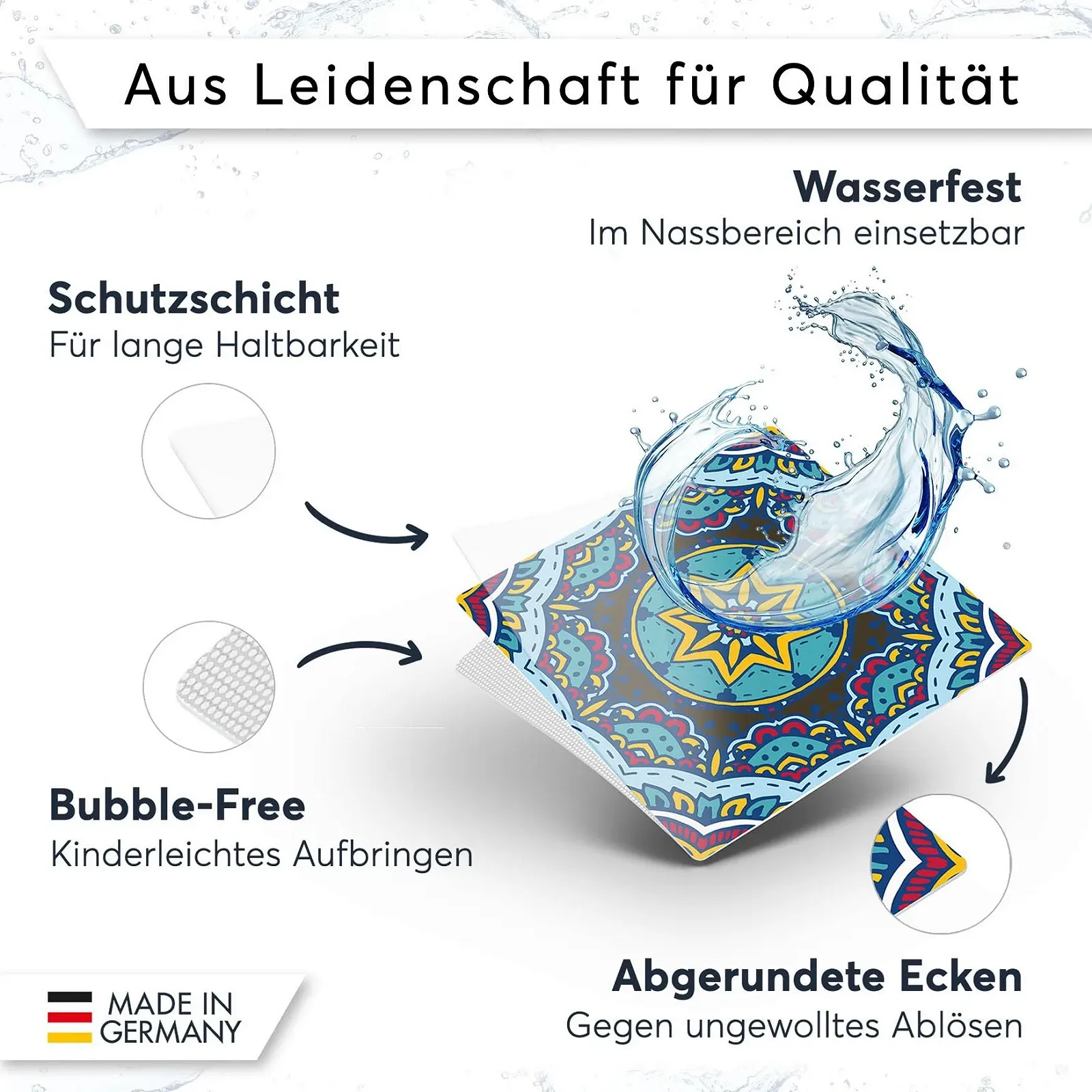 Наклейки на плитку CREATISTO Mosaic Tiles 10 x 10 см 27 шт., фото №4