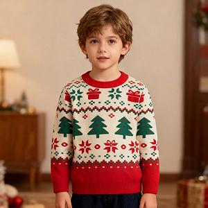 Джемпер Pilipulu Дитячий Бавовняний Різдвяний для Хлопчиків та Дівчаток synthetic.ua - Фото 1