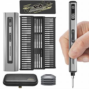 Викрутка ARROWMAX Mini Electric Screwdriver SES Nano Plus 60-в-1 Магнітні насадки 5 режимів обертового моменту - Фото 1