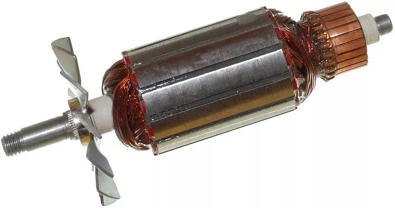 Якорь рубанка Интерскол Р-110-01 (159*43 посадка 10мм, фото №1