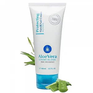 Крем для рук и ногтей Aloe Excellence Питательный Увлажняющий Крем с Витаминами и Канарским Алоэ Вера Уход за Руками Гладкость и Защита с Длительным Эффектом 100 мл - Фото 1