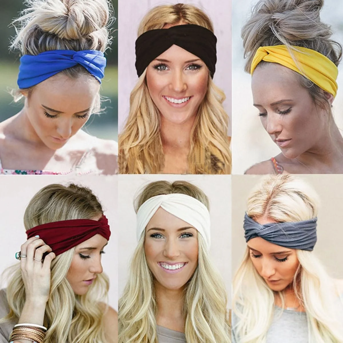 Спортивна Пов'язка для волосся Еластична Широка, фото №6