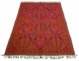 Одеяло Lorenzo Cana из шерсти меринового ягненка, жаккардовое плетение, узор пейсли, 140 см x 200 см synthetic.ua - Фото 1