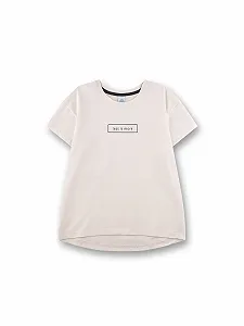 Сорочка для сна Sanetta для девочки с короткими рукавами бежевая - Фото 1