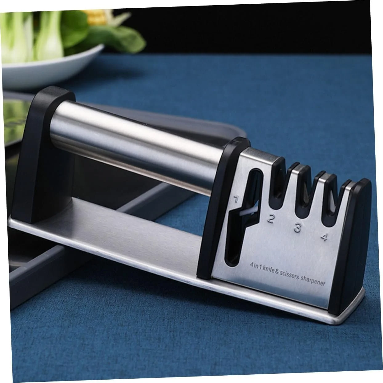 Точилка для ножей ручная эргономичная с нескользящей ручкой, фото №2