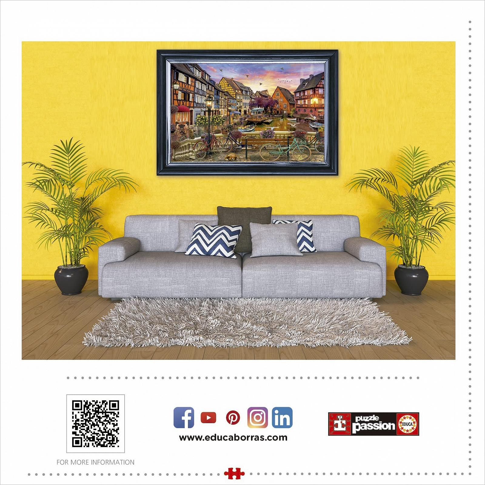 Пазл Educa Colmar 3000 элементов Франция, Эльзас (19051), фото №4