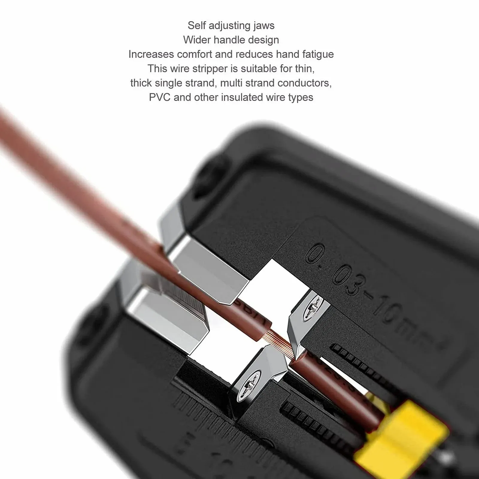 Стриппер автоматический регулируемый 0.08-10 мм², фото №3