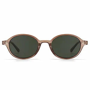 Овальні сонцезахисні окуляри LJCZKA Ретро для жінок і чоловіків, 90-х років, круглі, маленькі synthetic.ua - Фото 1