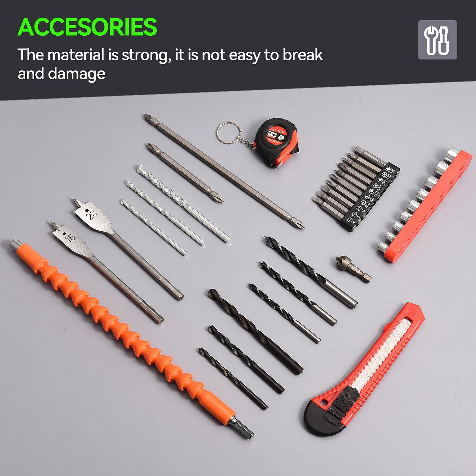 Шуруповерт belupai 21V 2 батареї 1500mAh 25+1 крутний момент 45Nm Максимальний свердло Світлодіод для дому саду DIY проектів (Безщітковий двигун), фото №6 Шуруповерт belupai 21V 2 батареї 1500mAh 25+1 крутний момент 45Nm Максимальний свердло Світлодіод для дому саду DIY проектів (Безщітковий двигун), фото №6