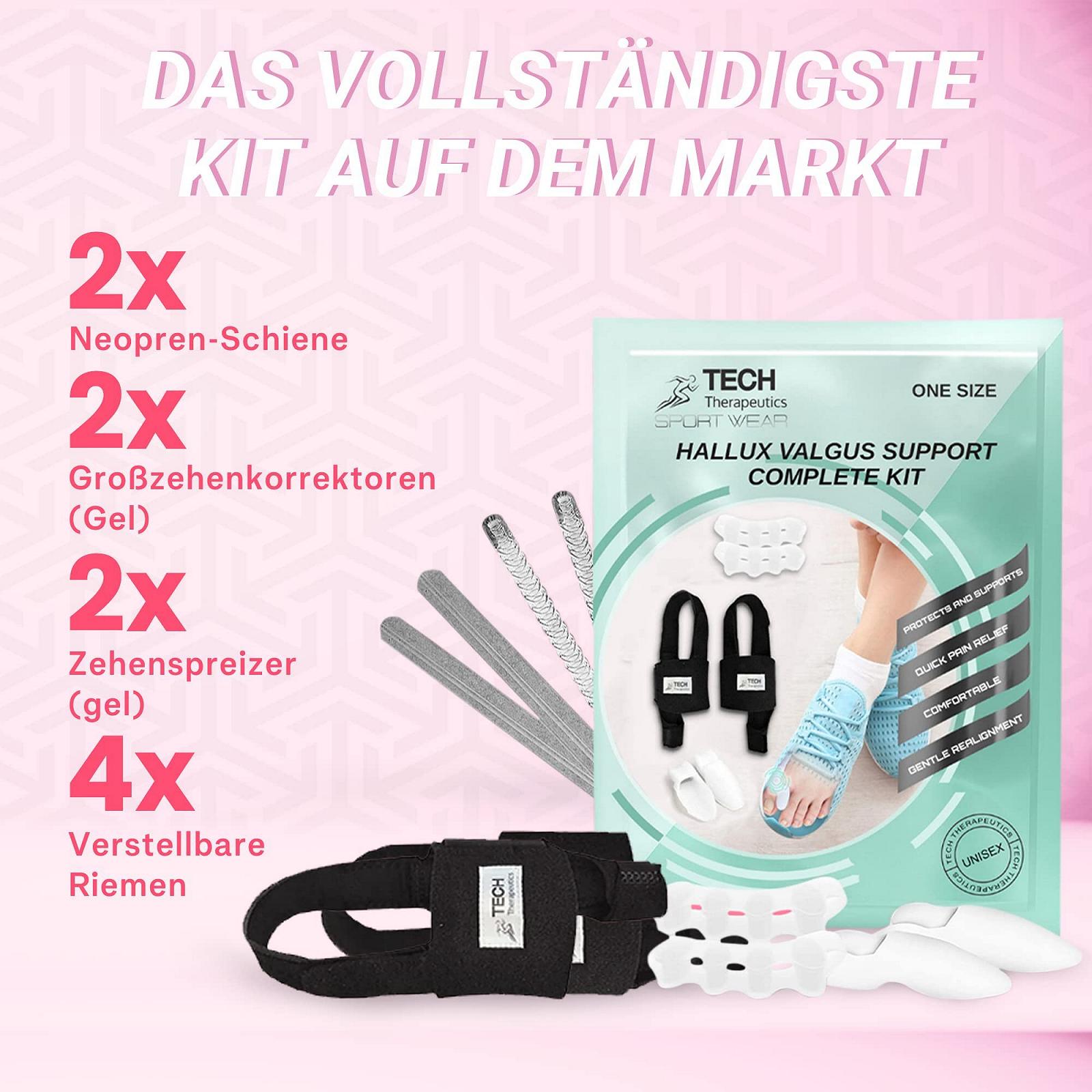 Коректор великого пальця стопи TECH THERAPEUTICS Денний і нічний повний набір для жінок з роздільником для пальців і регульованими ремінцями Hallux Valgus Коректор Денний і нічний, фото №5 Коректор великого пальця стопи TECH THERAPEUTICS Денний і нічний повний набір для жінок з роздільником для пальців і регульованими ремінцями Hallux Valgus Коректор Денний і нічний, фото №5