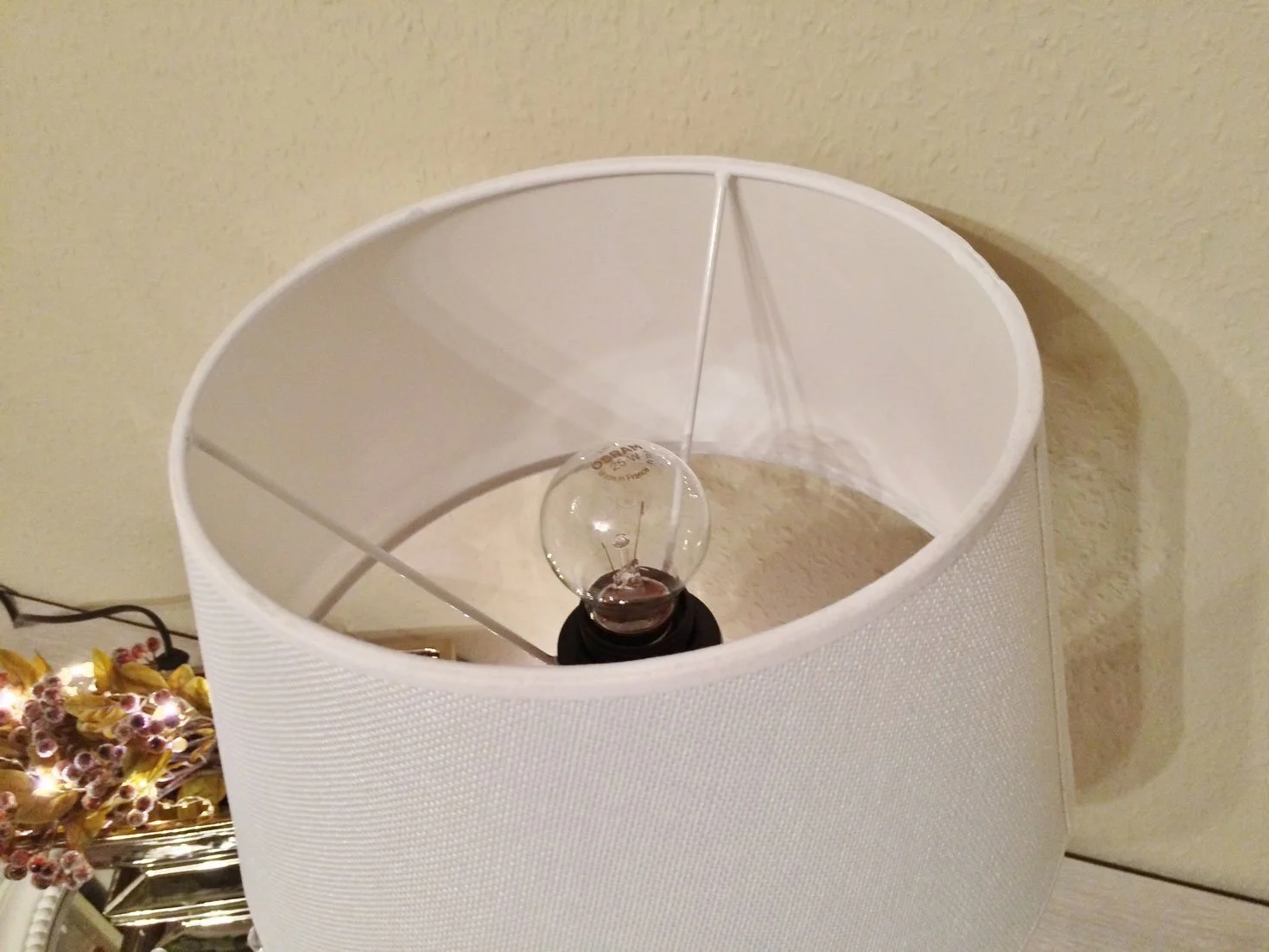 Настільна лампа DRULINE Lovely Ceramic Silver White 60 см, фото №4