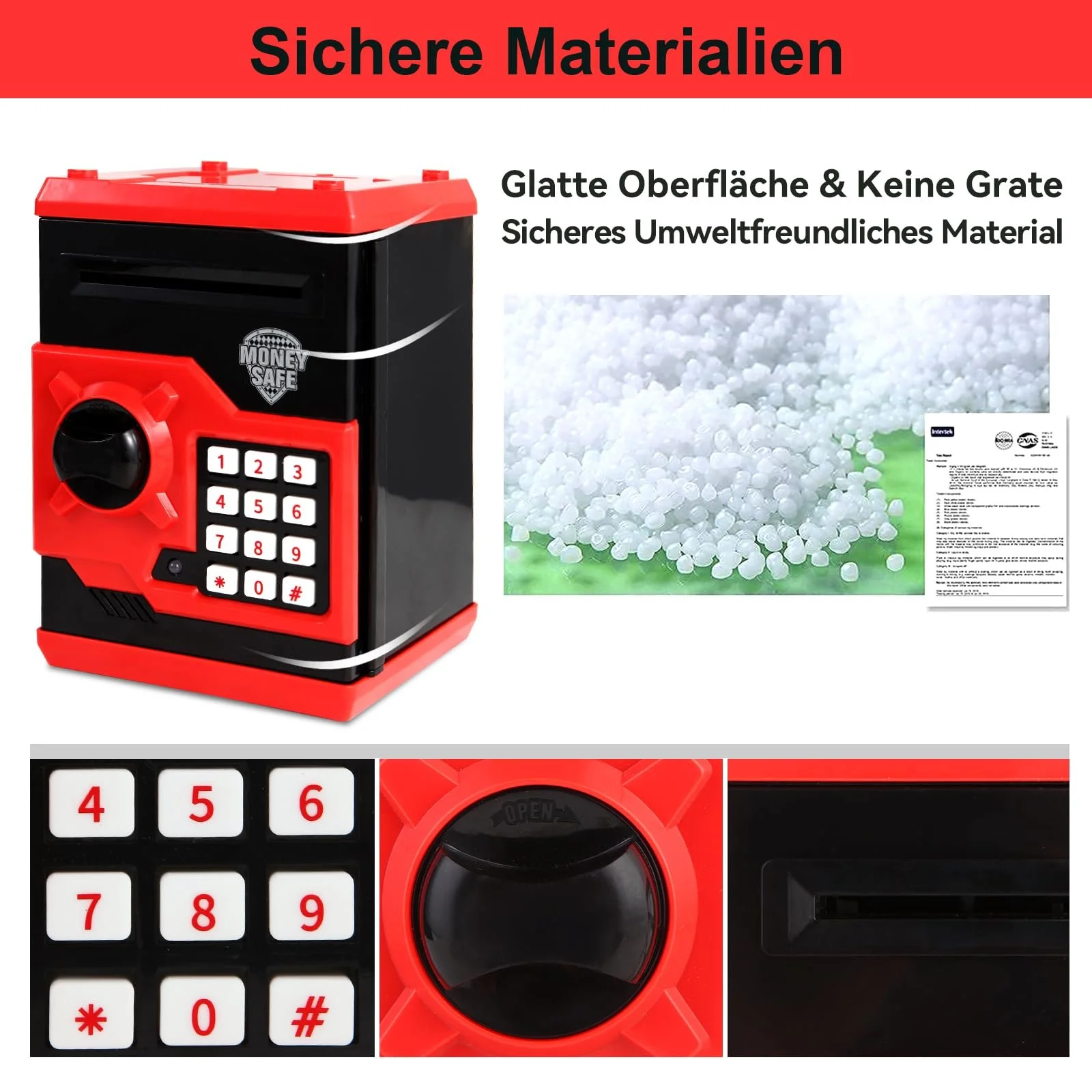 Скарбничка Pup Go XXL електронна цифрова сейф з кодом, фото №9