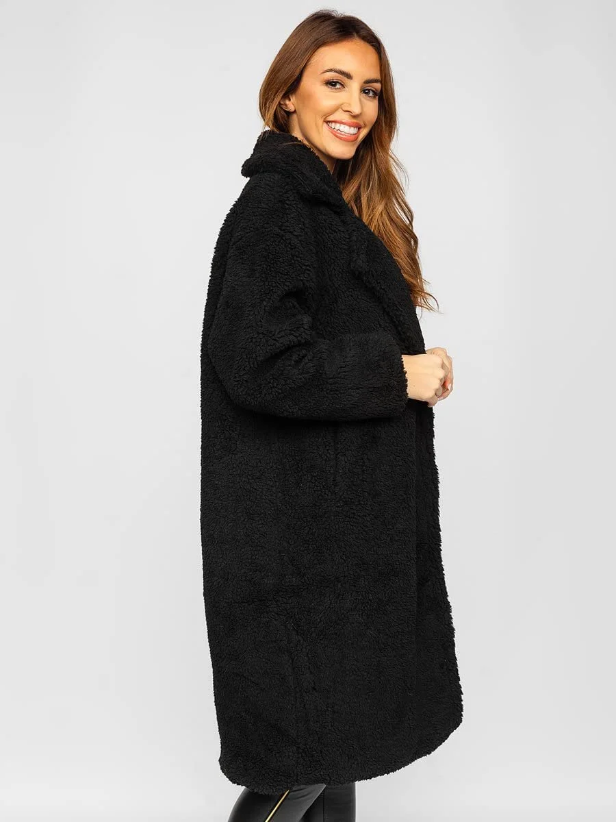 Пальто BOLF Класичне Коротка Куртка D4D Жіноче Тепле Змішана Вовна Елегантний Стиль, фото №3 Пальто BOLF Класичне Коротка Куртка D4D Жіноче Тепле Змішана Вовна Елегантний Стиль, фото №3