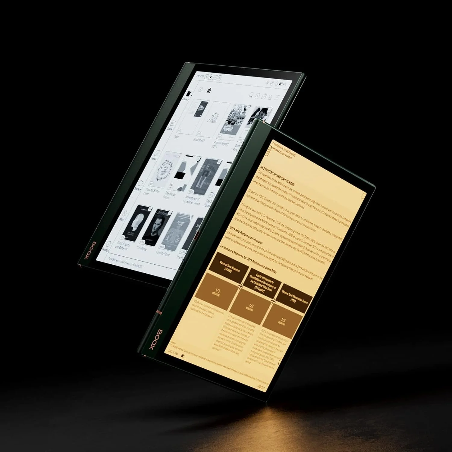 Электронная книга 10.3" BOOX Note Air2 Plus / 64Gb / Android 11 / Wi-Fi / Bluetooth / Сенсорный E-Ink экран (1404x1872) / Настраиваемая яркость / Динамики / Зеленый, фото №4