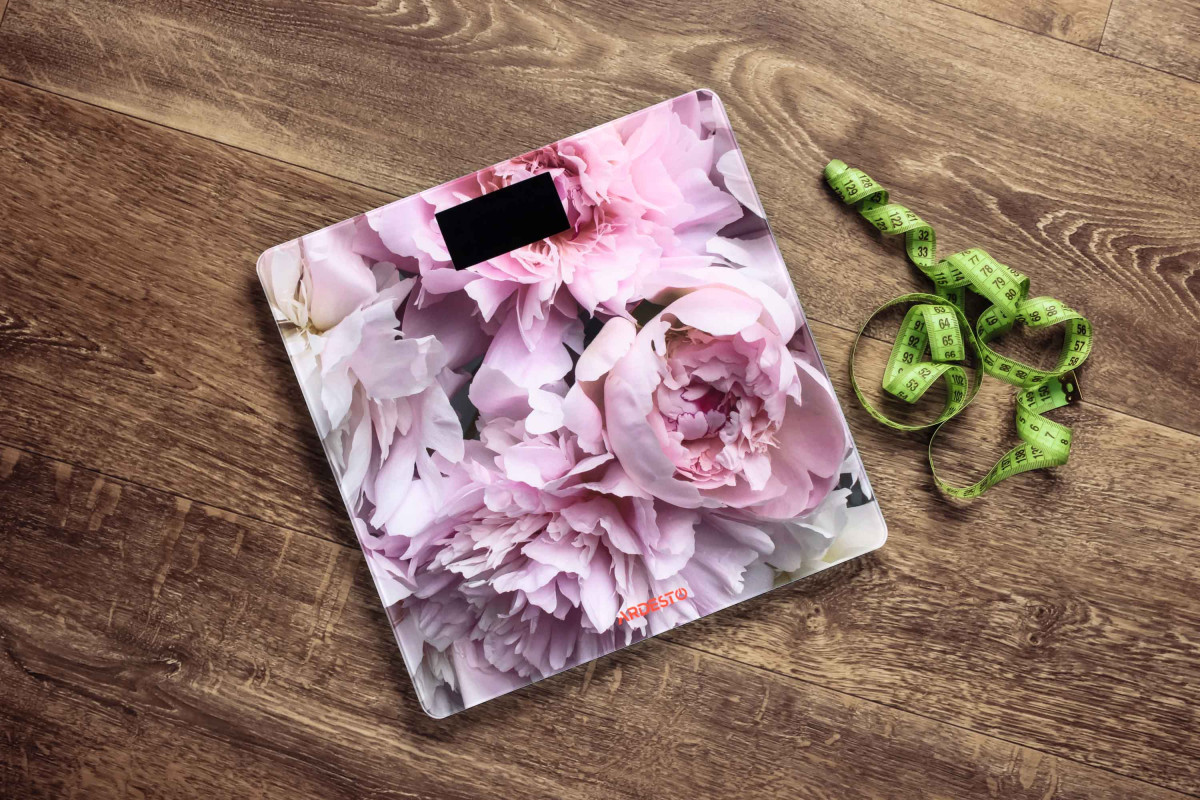 Весы напольные электронные Ardesto Peonies SCB-965-PEONIES 150 кг, фото №1